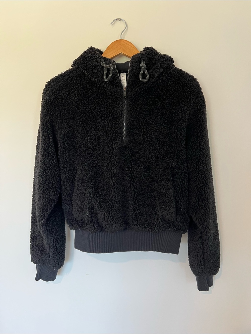 Lululemon Black Sherpa Half-Zip Pullover